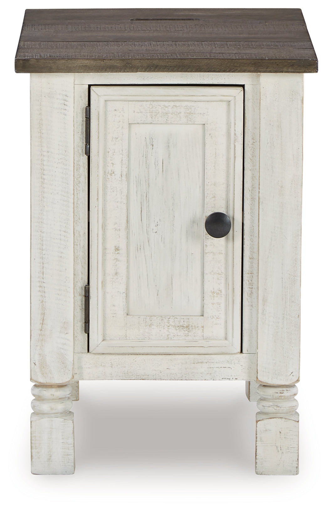 Havalance White/Gray Chairside End Table - Ornate Home
