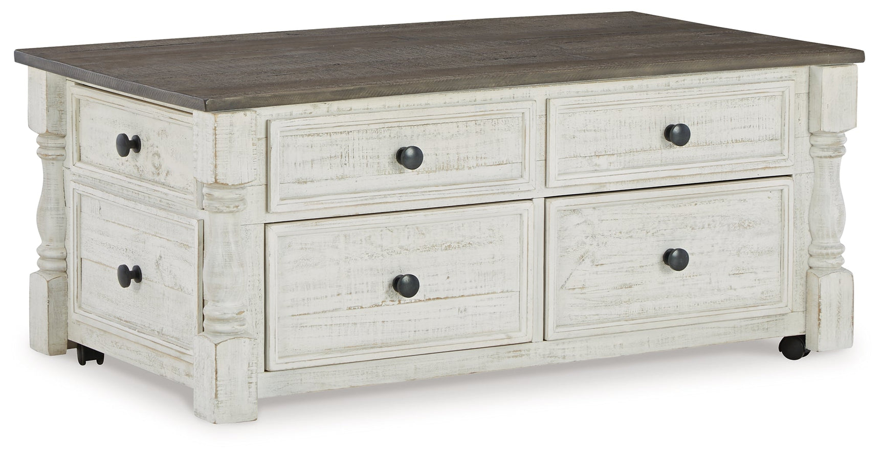 Havalance White/Gray Lift Top Coffee Table and 2 End Tables (Online Special Price) - Ornate Home