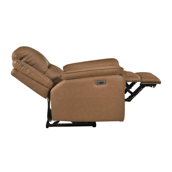 Haven Brown Power Reclining Chair - Ornate Home