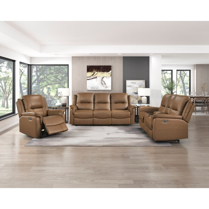 Haven Brown Power Reclining Chair - Ornate Home