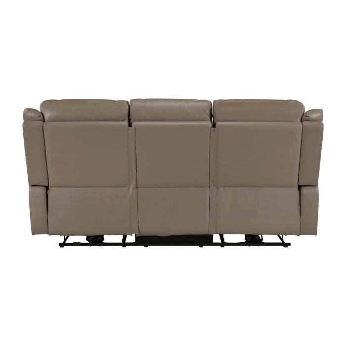 Haven Gray Power Double Reclining Sofa - Ornate Home