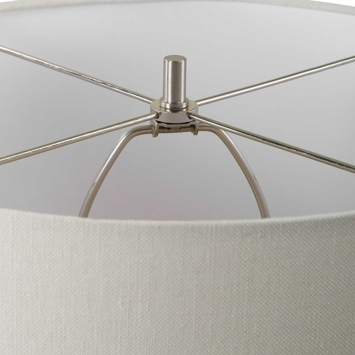 Haven White Glaze Table Lamp - Ornate Home