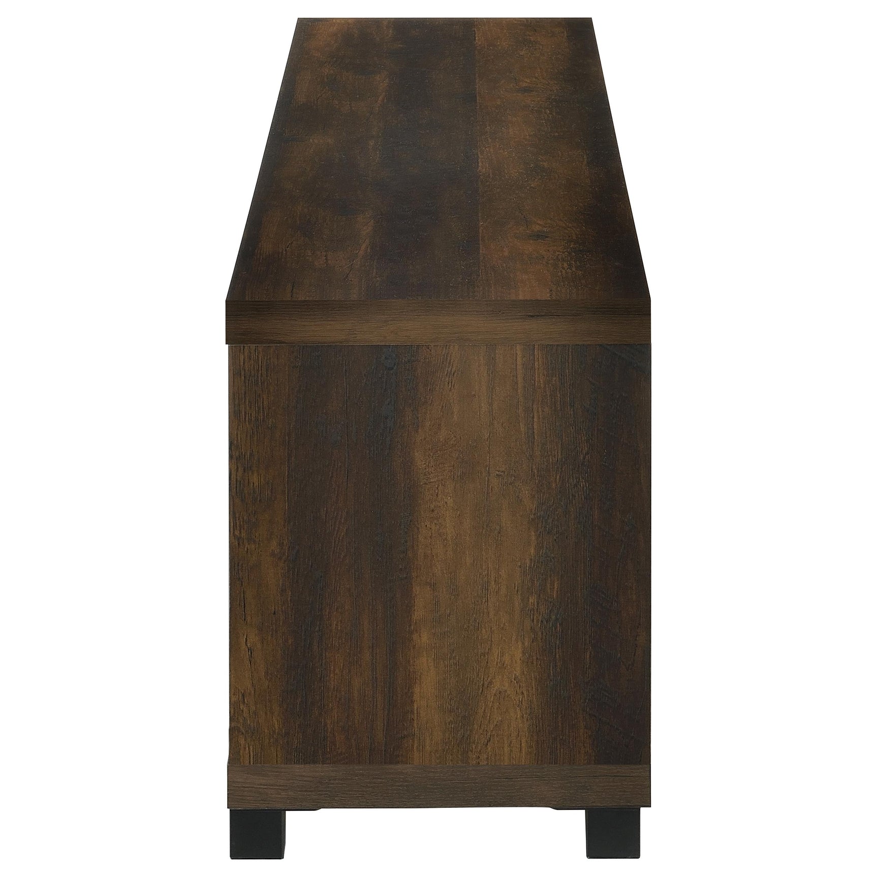 Havering Dark Pine 71-inch TV Stand Fireplace Media Console - Ornate Home