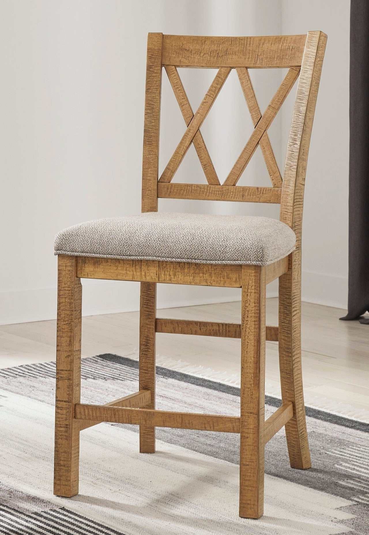 Havonplane Brown Counter Height Dining Chair (Set of 2) - Ornate Home