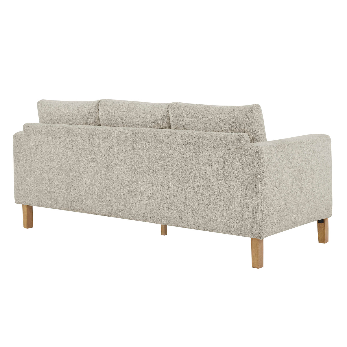 Hawken Parchment Beech Boucle Fabric Sofa - Ornate Home