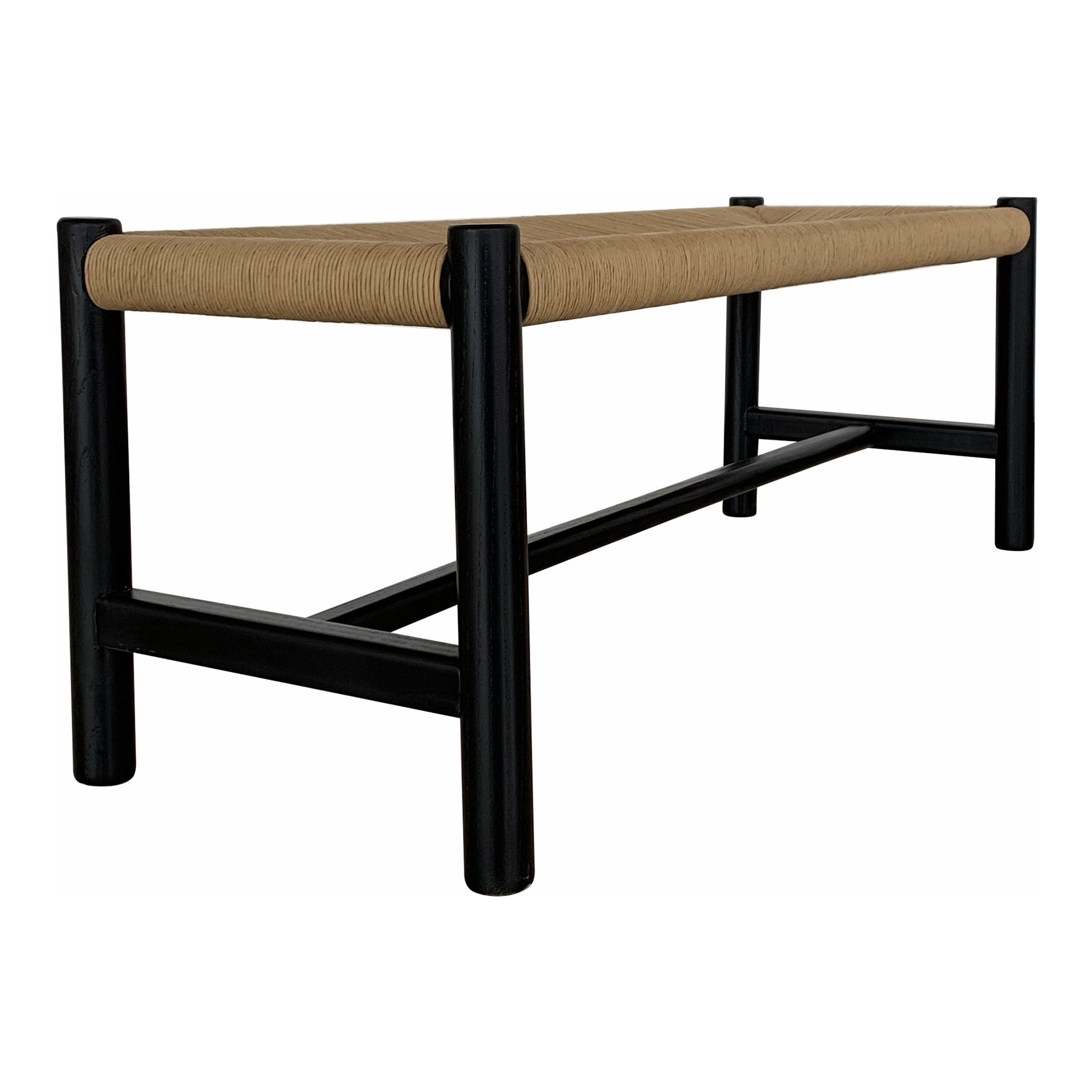 Hawthorn Black Large Bench - Ornate Home