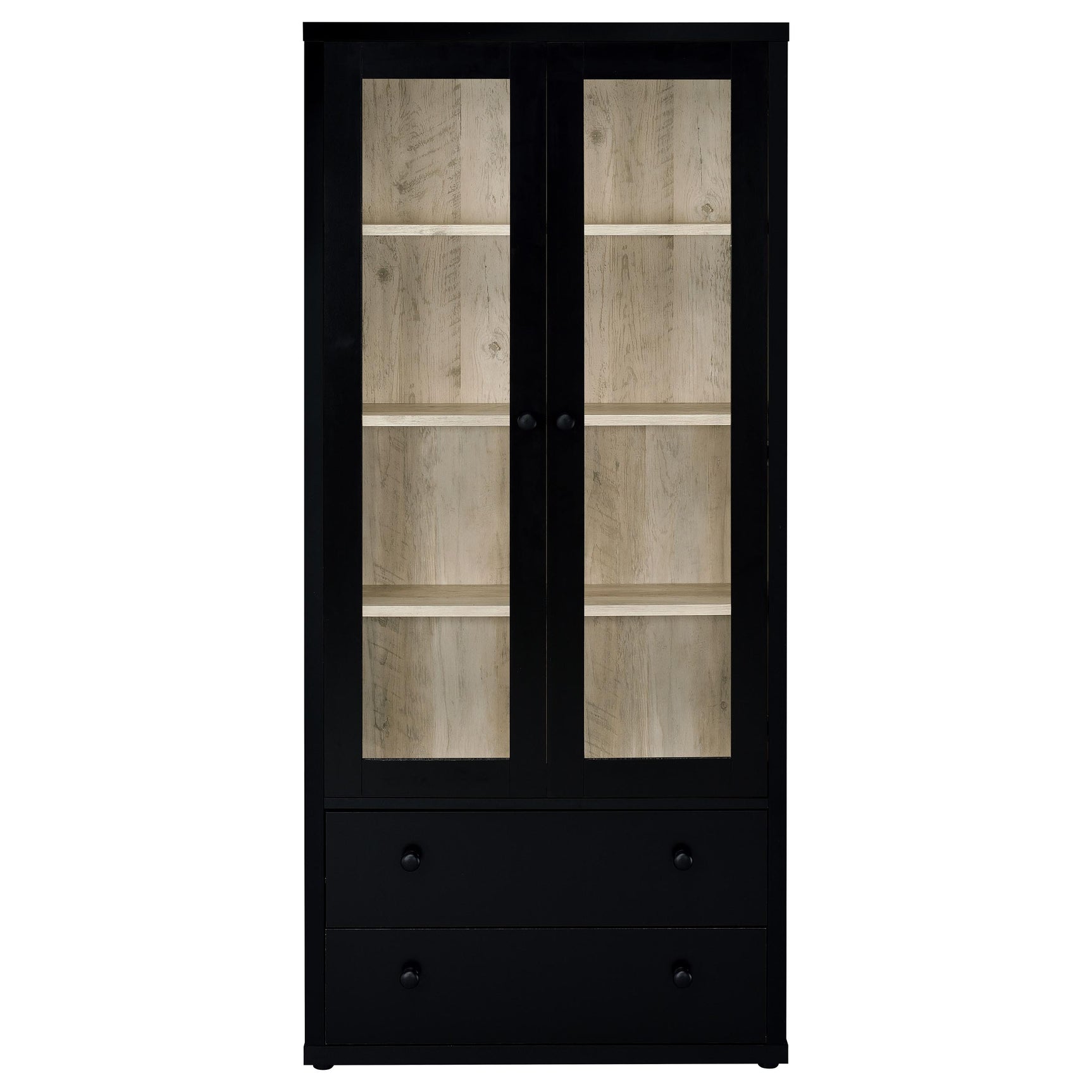 Hawthorne Black Accent Cabinet - Ornate Home