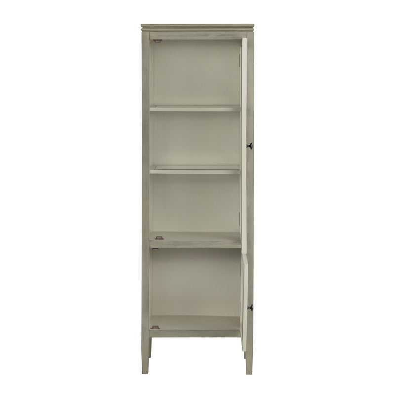 Hawthorne Estate Gray Curio Cabinet - Ornate Home