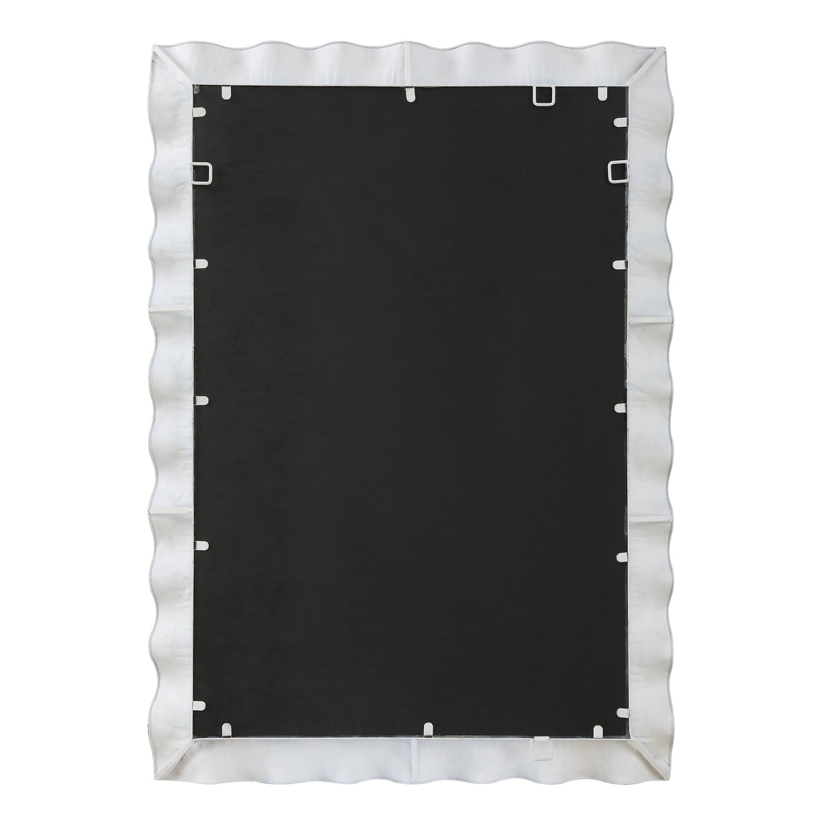 Haya White Scalloped Mirror - Ornate Home