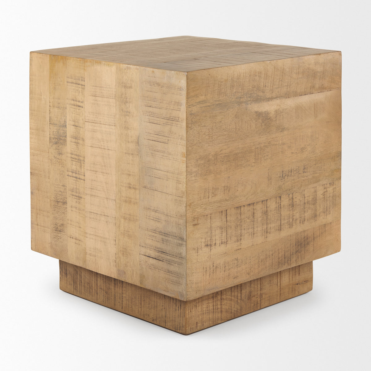 Hayden Light Brown Wood End/Side Table - Ornate Home