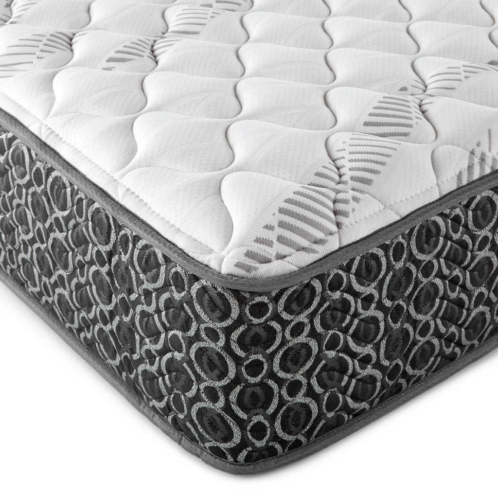 Hayes White California King Firm Tight Top Hybrid Mattress - Ornate Home