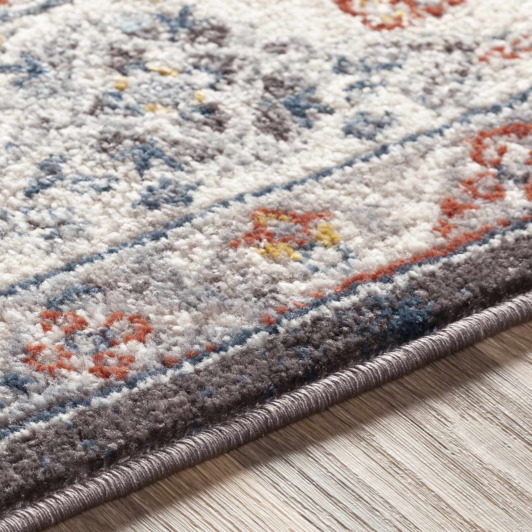 Haymond Brown Medallion Area Rug - Ornate Home