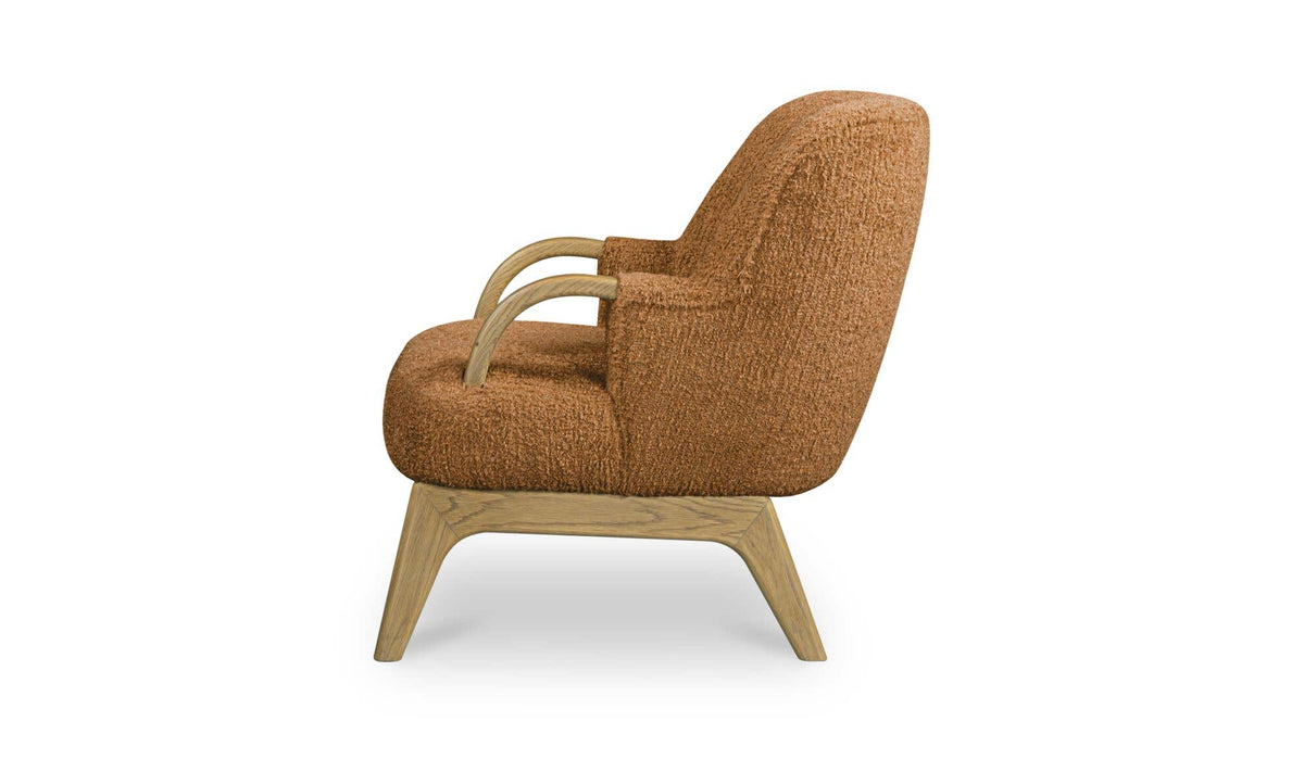 Haynes Cognac Accent Chair - Ornate Home