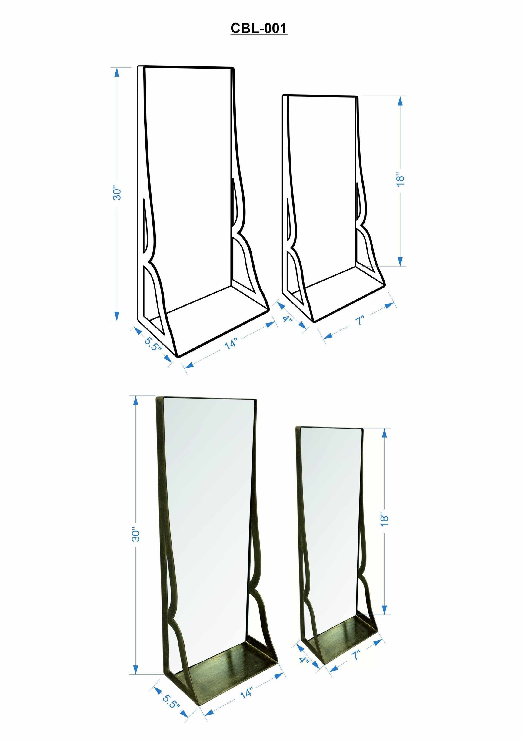 Hayrat Mirror - Clearance - Ornate Home