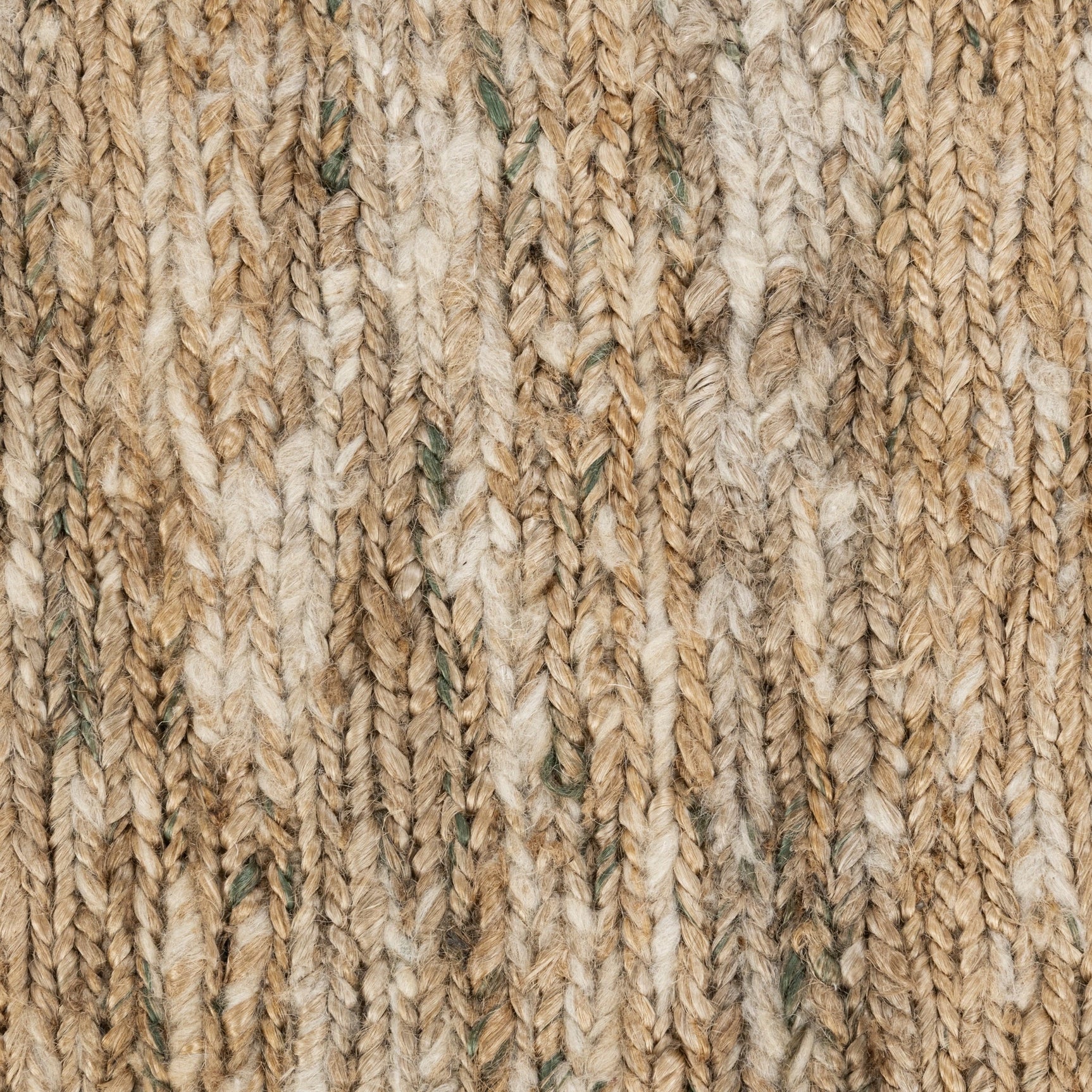 Hayward Soumak Jute Natural/Green Rug - Ornate Home