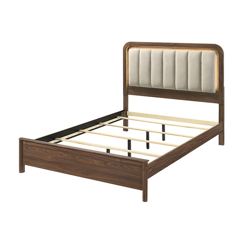 Hayward Walnut E.King Bed - Ornate Home