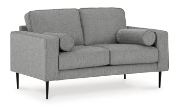 Hazela Charcoal Loveseat (Online Special Price) - Ornate Home