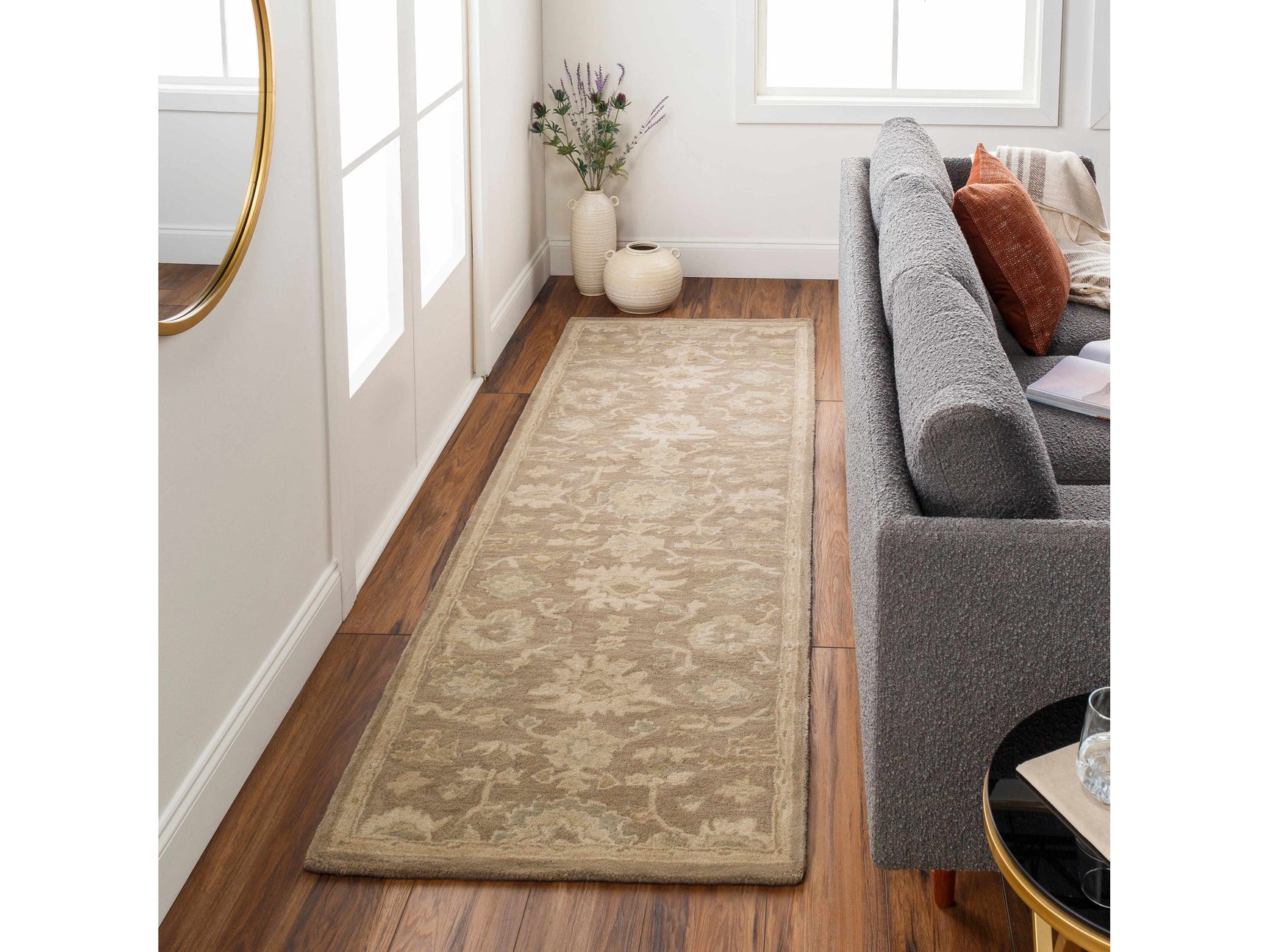 Hazen 1149 Beige Wool Rug - Ornate Home