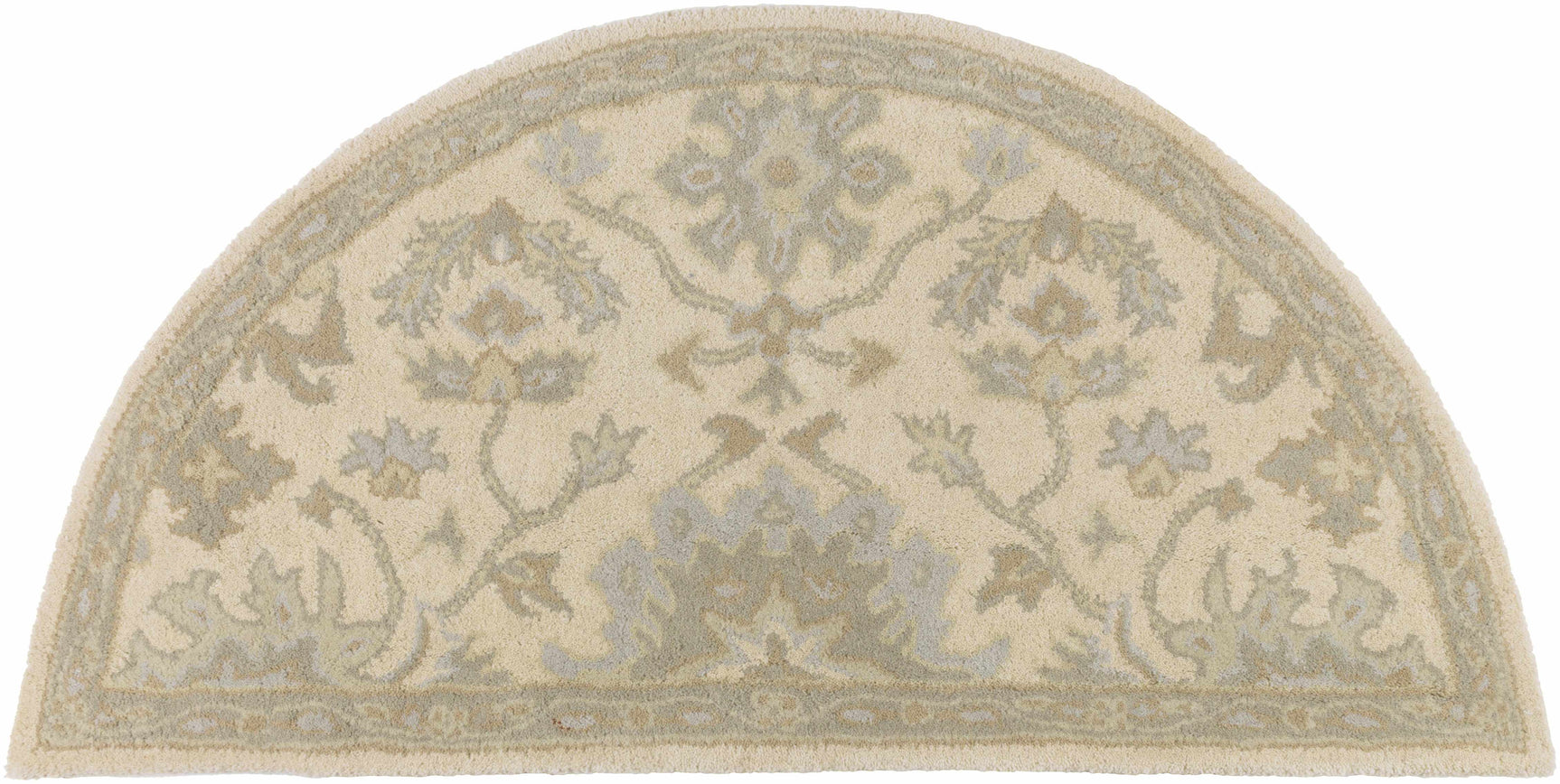 Hazen 1197 Hand Tufted Light Beige Wool Rug - Ornate Home