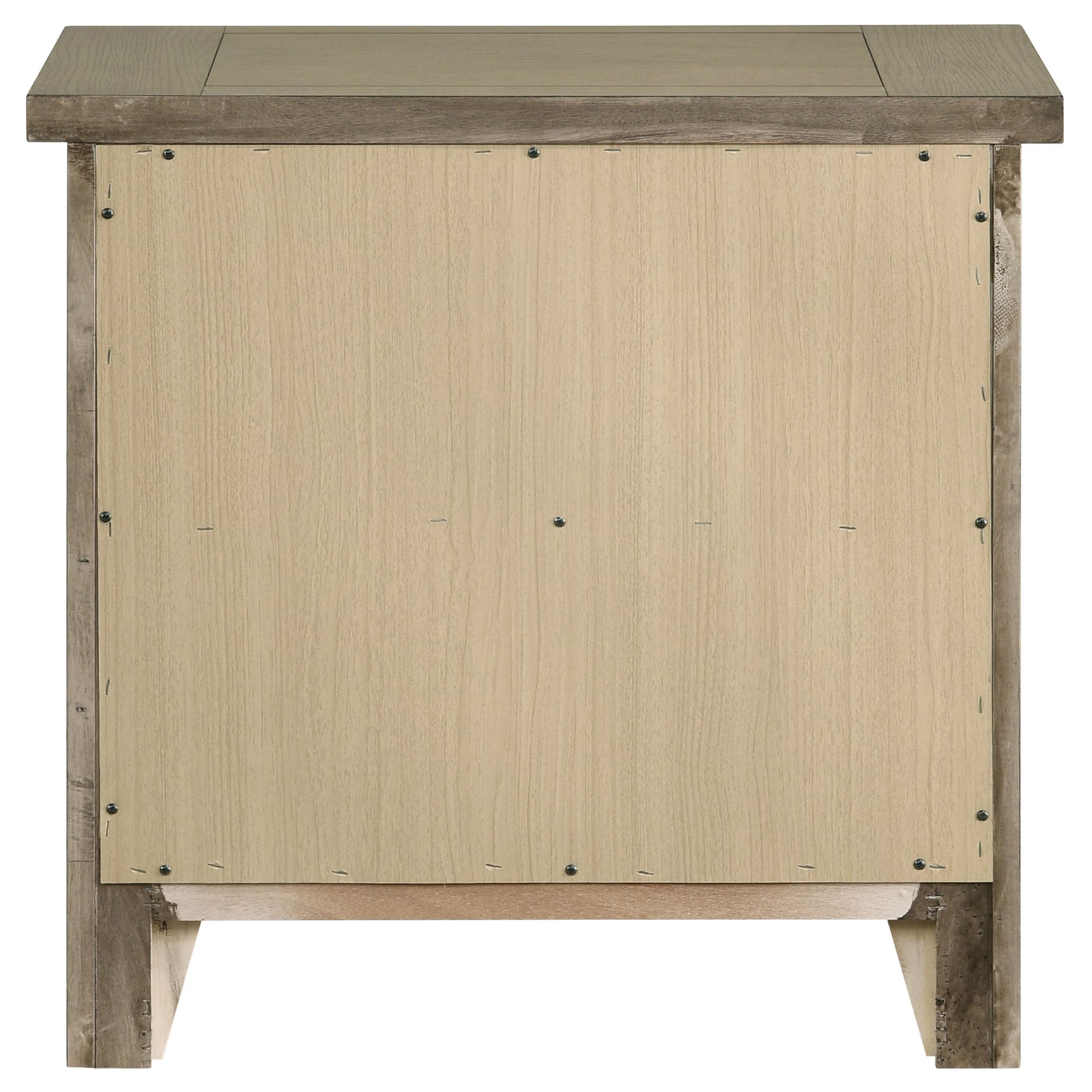 Hazlewood Vineyard Oak 2-drawer Nightstand Bedside Table - Ornate Home