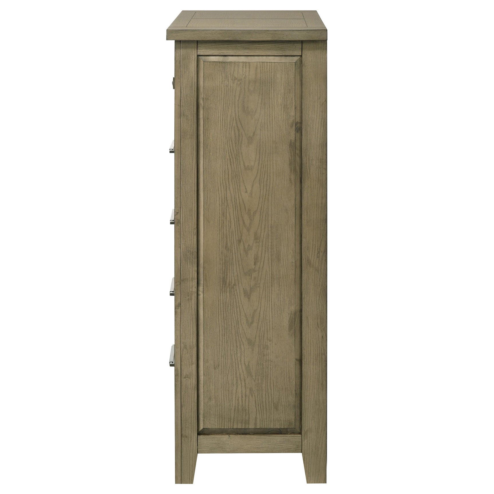Hazlewood Vineyard Oak 5-drawer Bedroom Chest of Drawers - Ornate Home