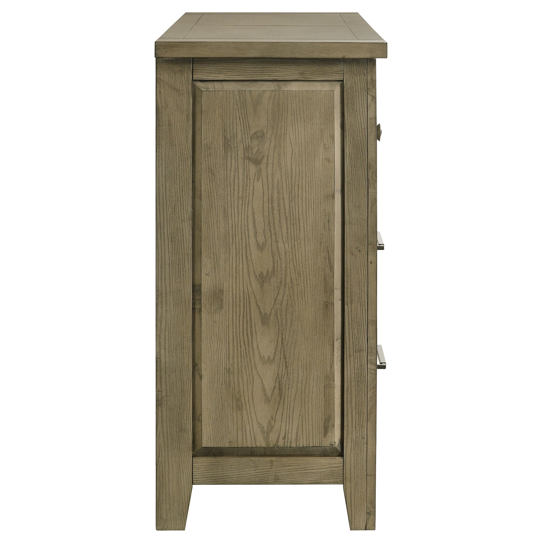 Hazlewood Vineyard Oak 6-drawer Bedroom Dresser Cabinet - Ornate Home
