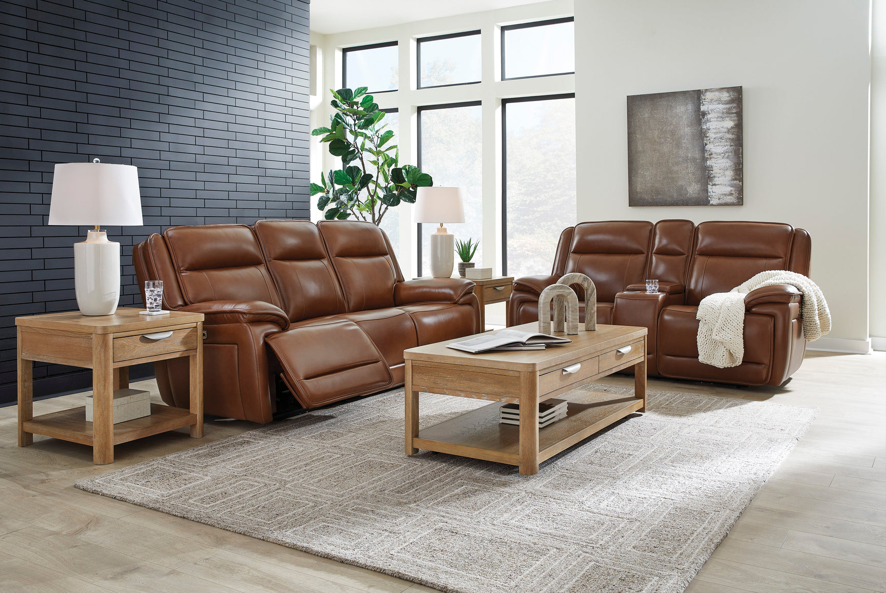 Healy Pier Chocolate Power Reclining Sofa (Online Special Price) - Ornate Home