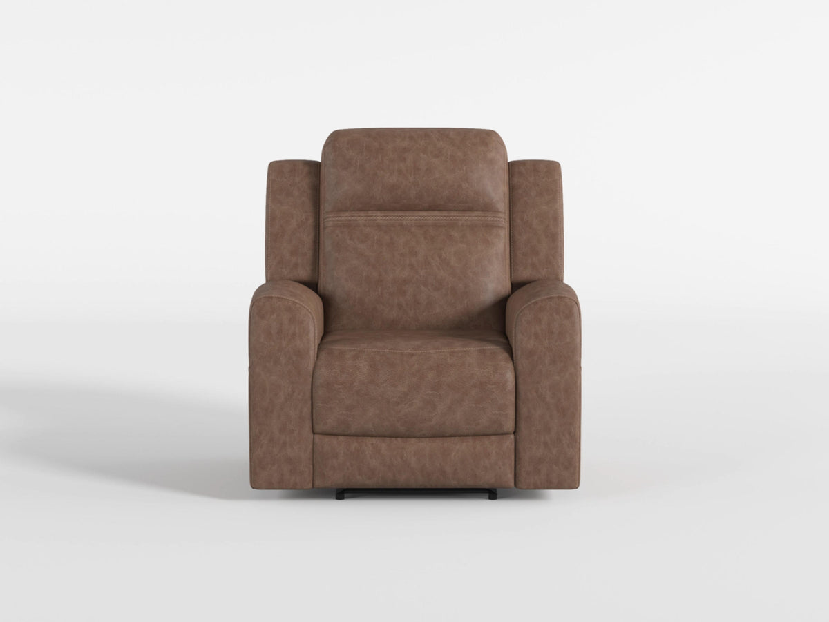 Hearth Gray Reclining Chair - Ornate Home