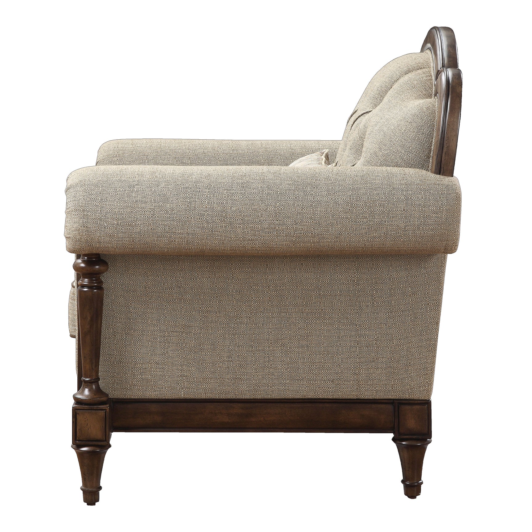 Heath Court Brown Oak Chair - Ornate Home