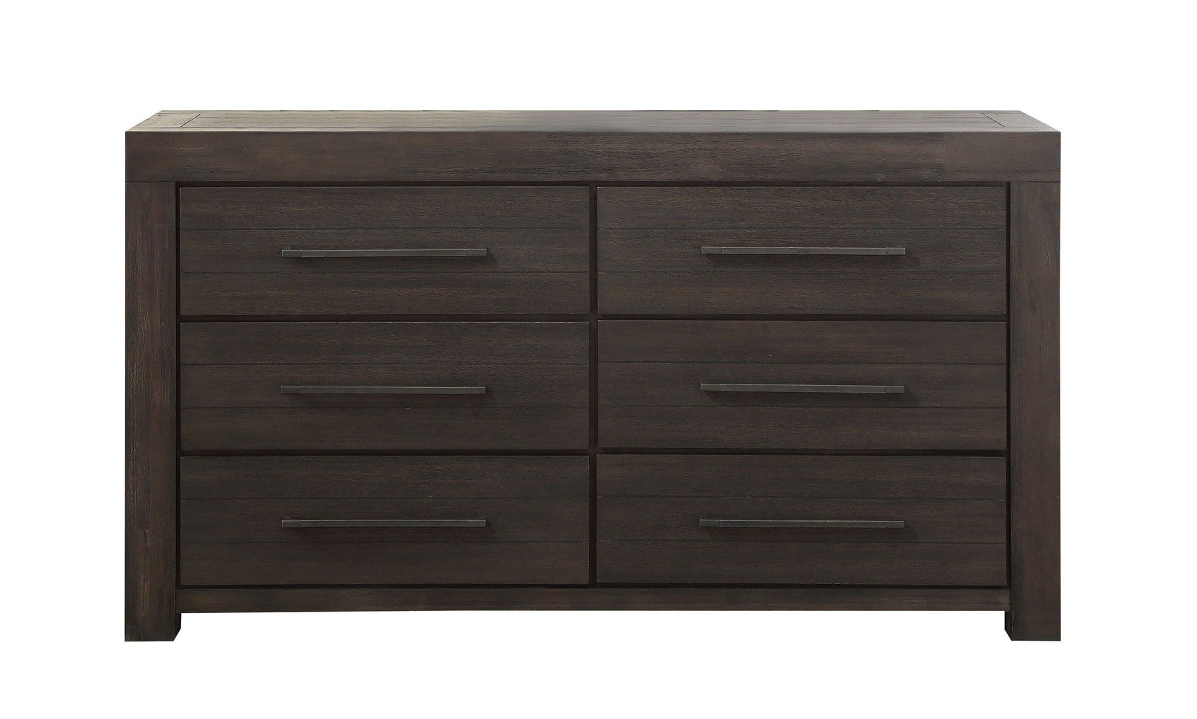 Heath Six Drawer Dresser in Basalt Grey - Ornate Home