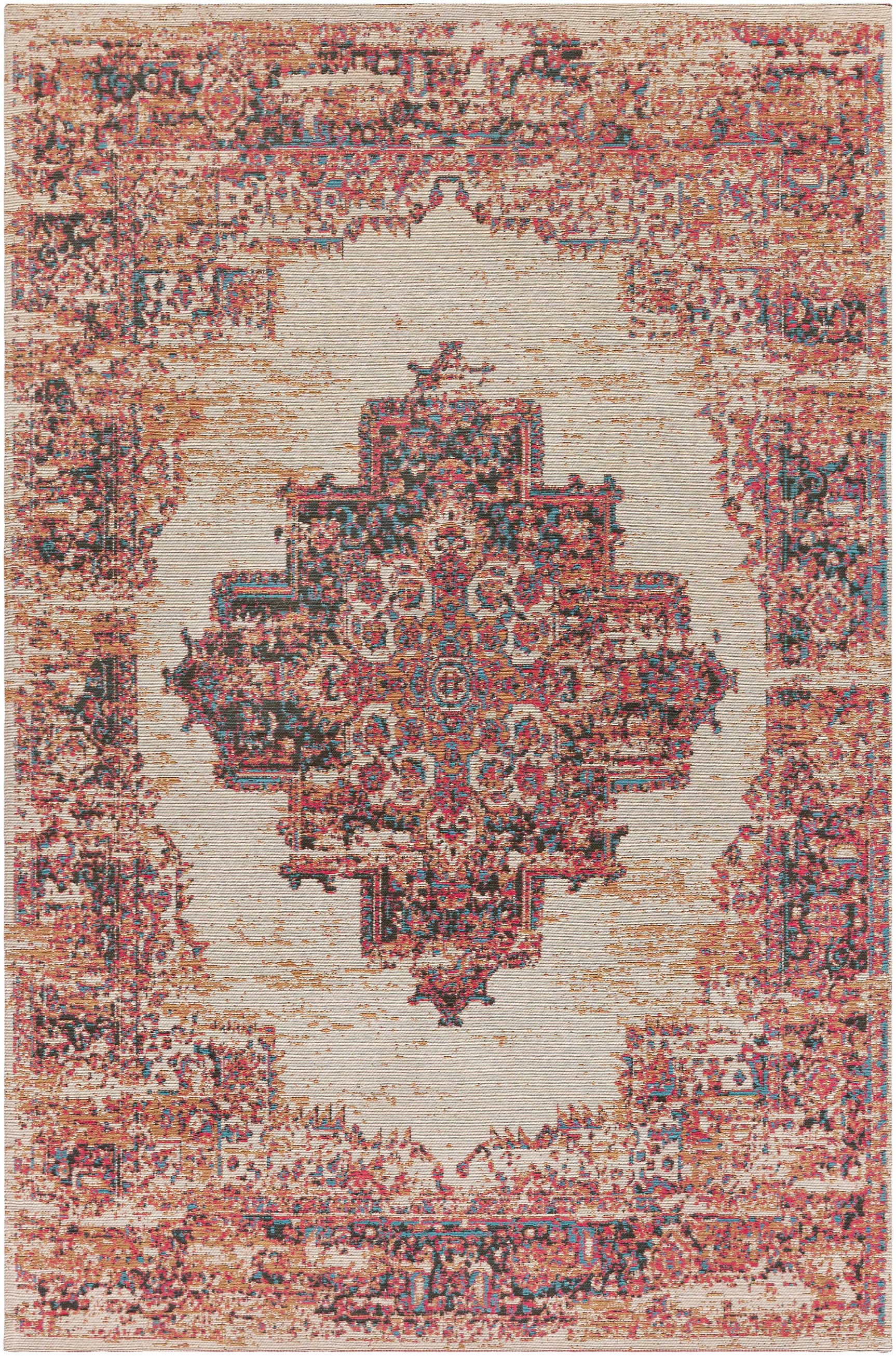 Heaton Red Medallion Area Rug - Clearance - Ornate Home
