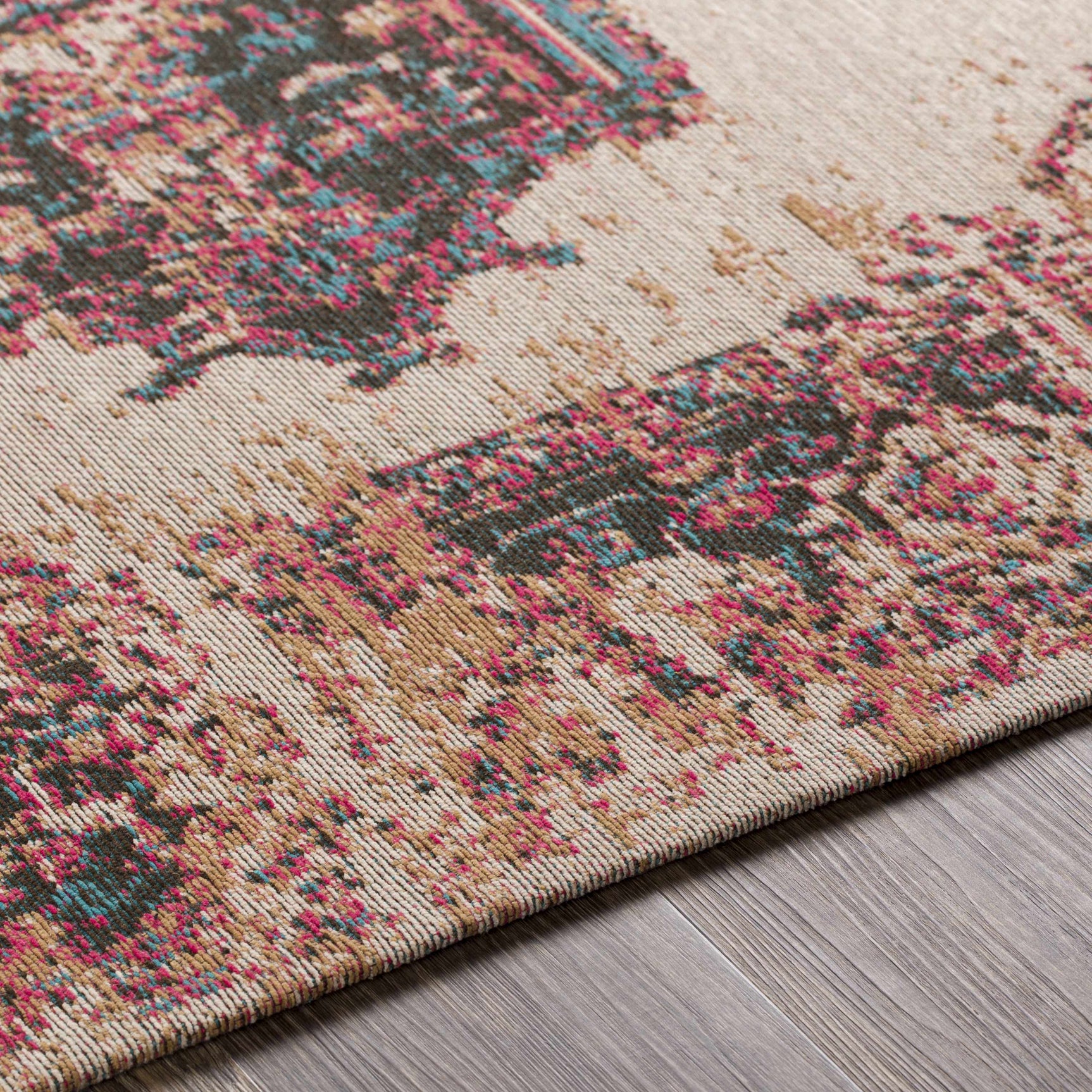 Heaton Red Medallion Area Rug - Clearance - Ornate Home