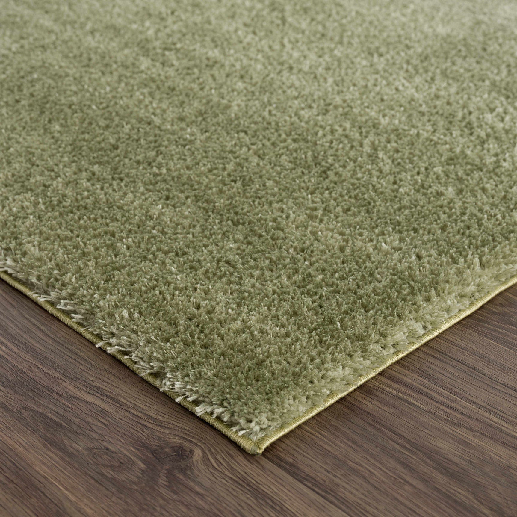 Heavenly Solid Green Plush Rug - Clearance - Ornate Home