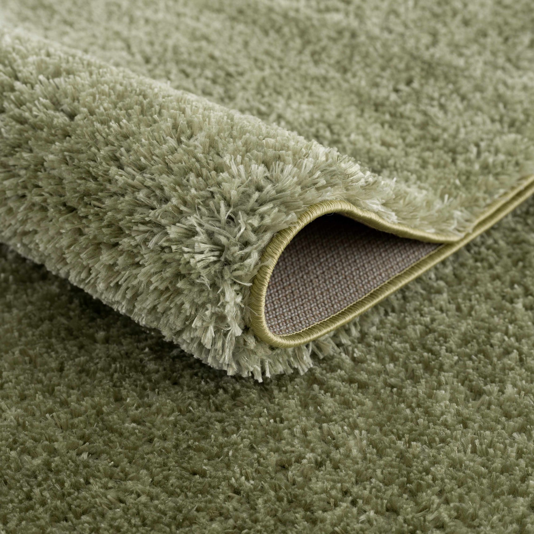 Heavenly Solid Green Plush Rug - Clearance - Ornate Home