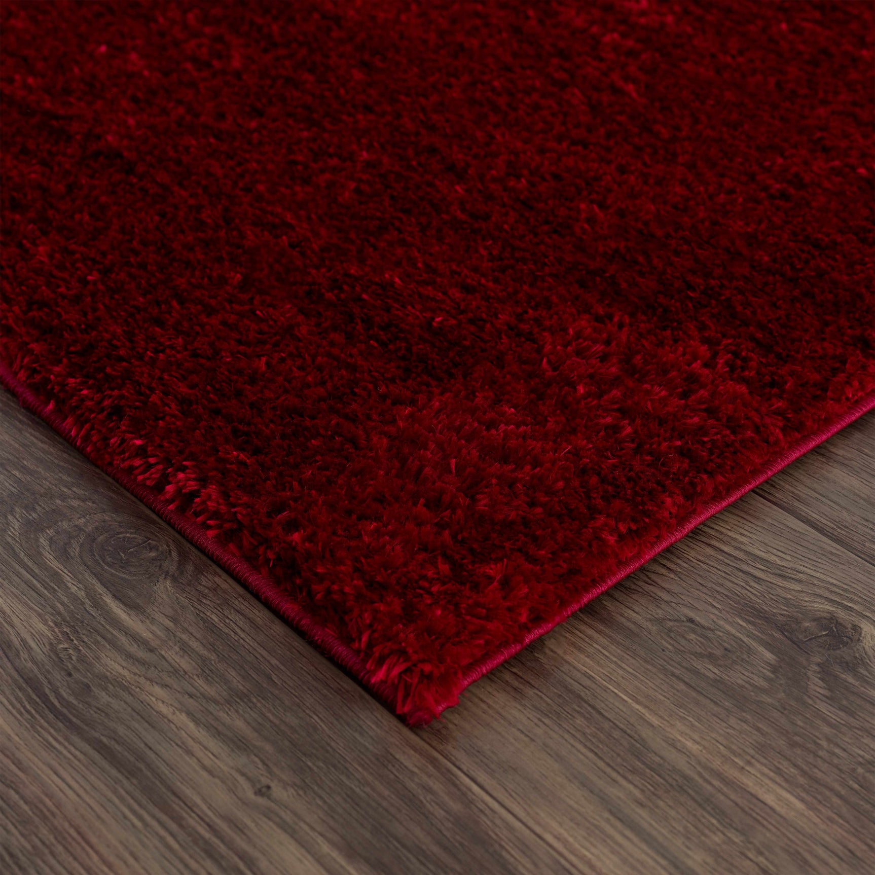 Heavenly Solid Red Plush Rug - Clearance - Ornate Home