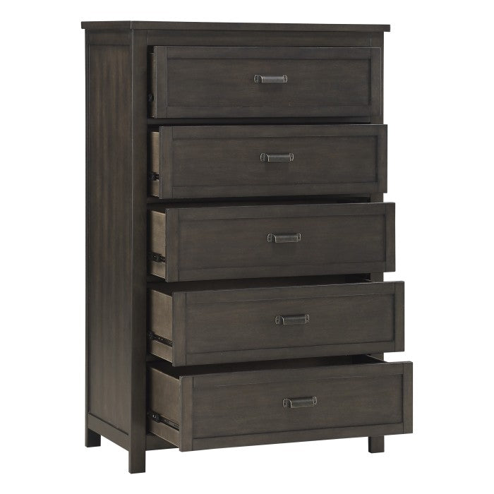 Hebron Dark Cherry Chest - Ornate Home