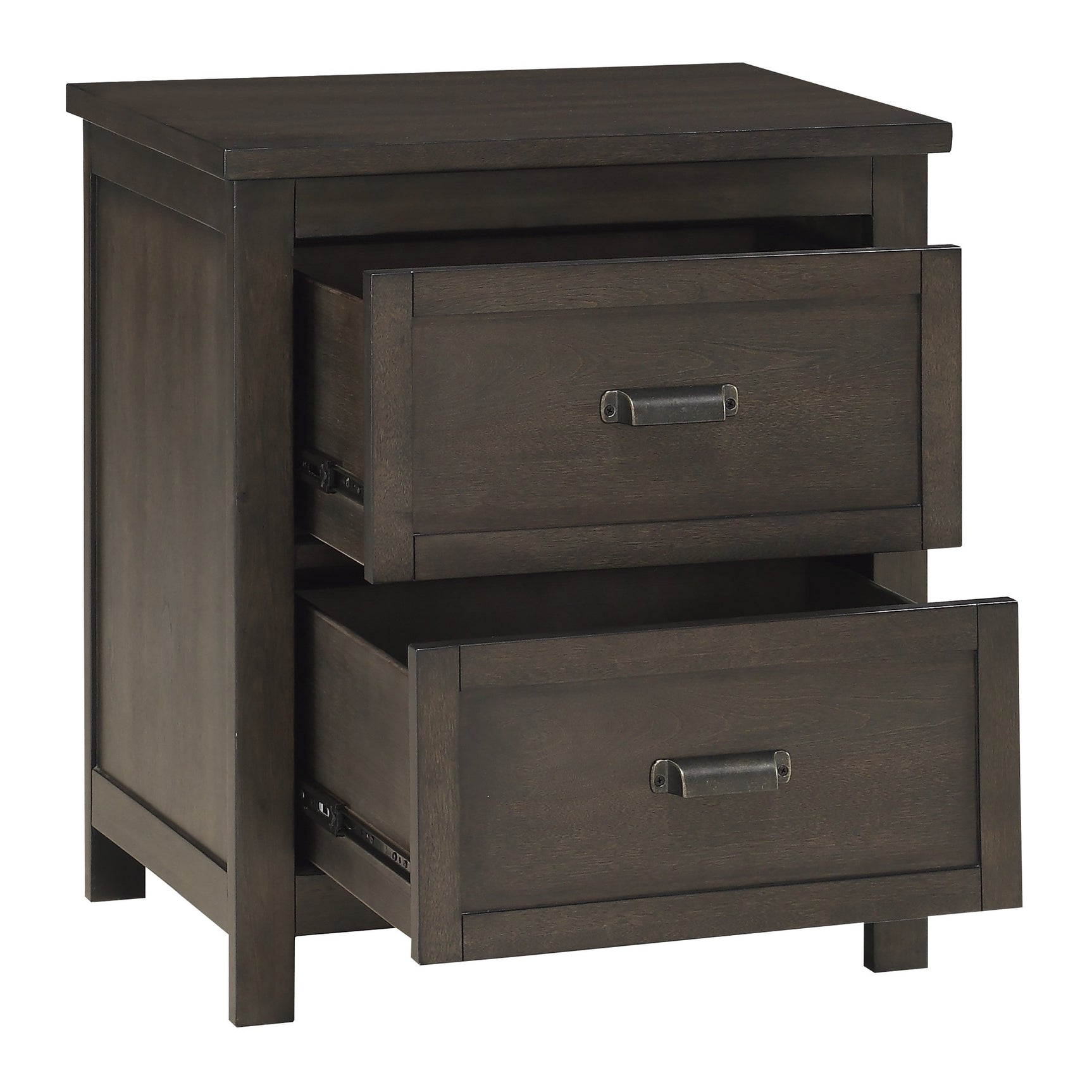 Hebron Dark Cherry Nightstand - Ornate Home