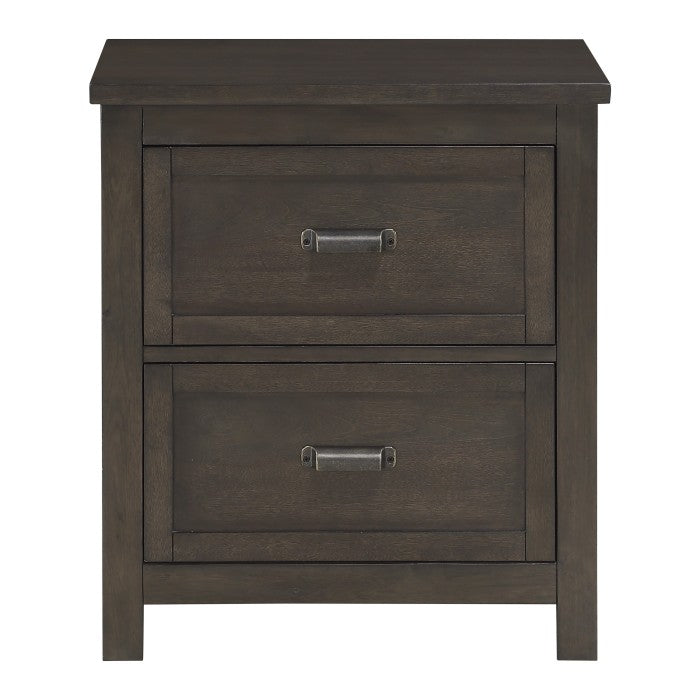 Hebron Dark Cherry Nightstand - Ornate Home