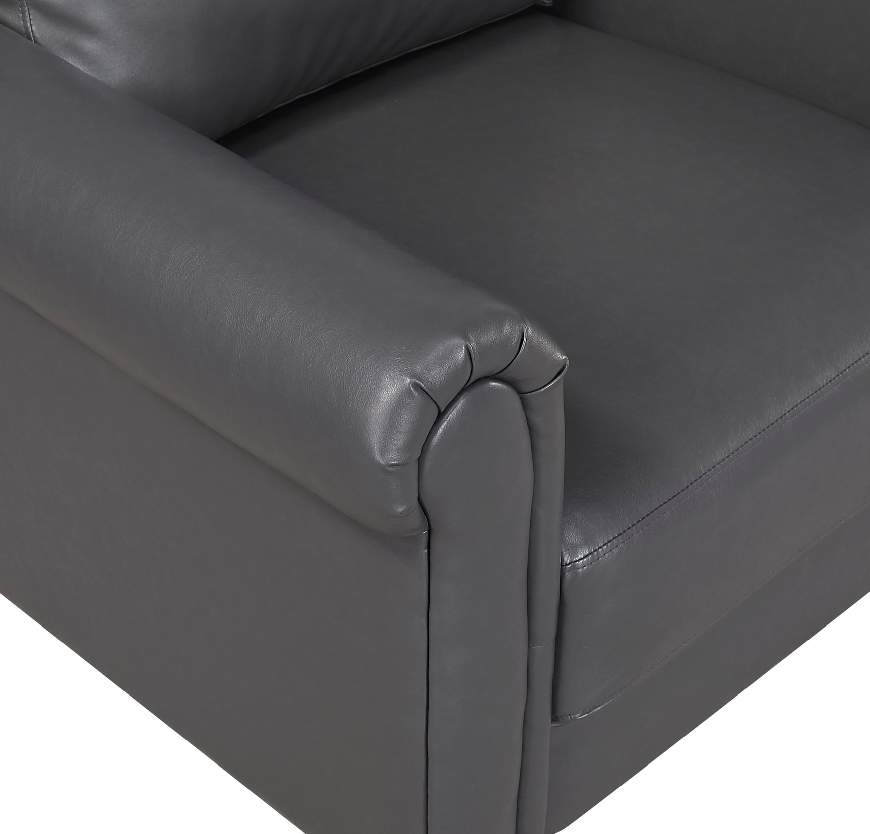 Hector Dark-Gray Loveseat - Ornate Home