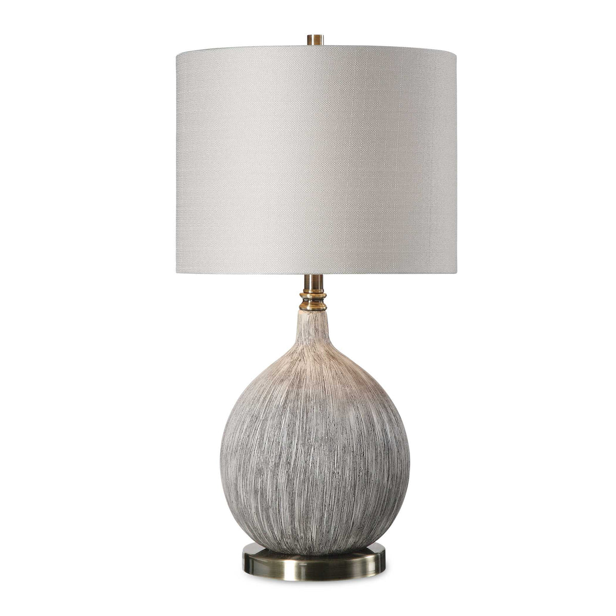 Hedera Textured Ivory Table Lamp - Ornate Home