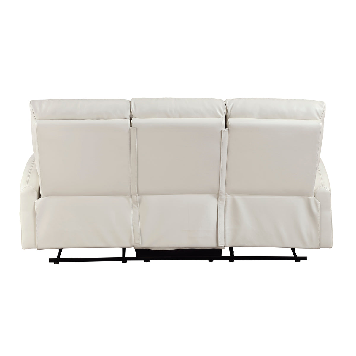 Heisley White Double Reclining Sofa - Ornate Home