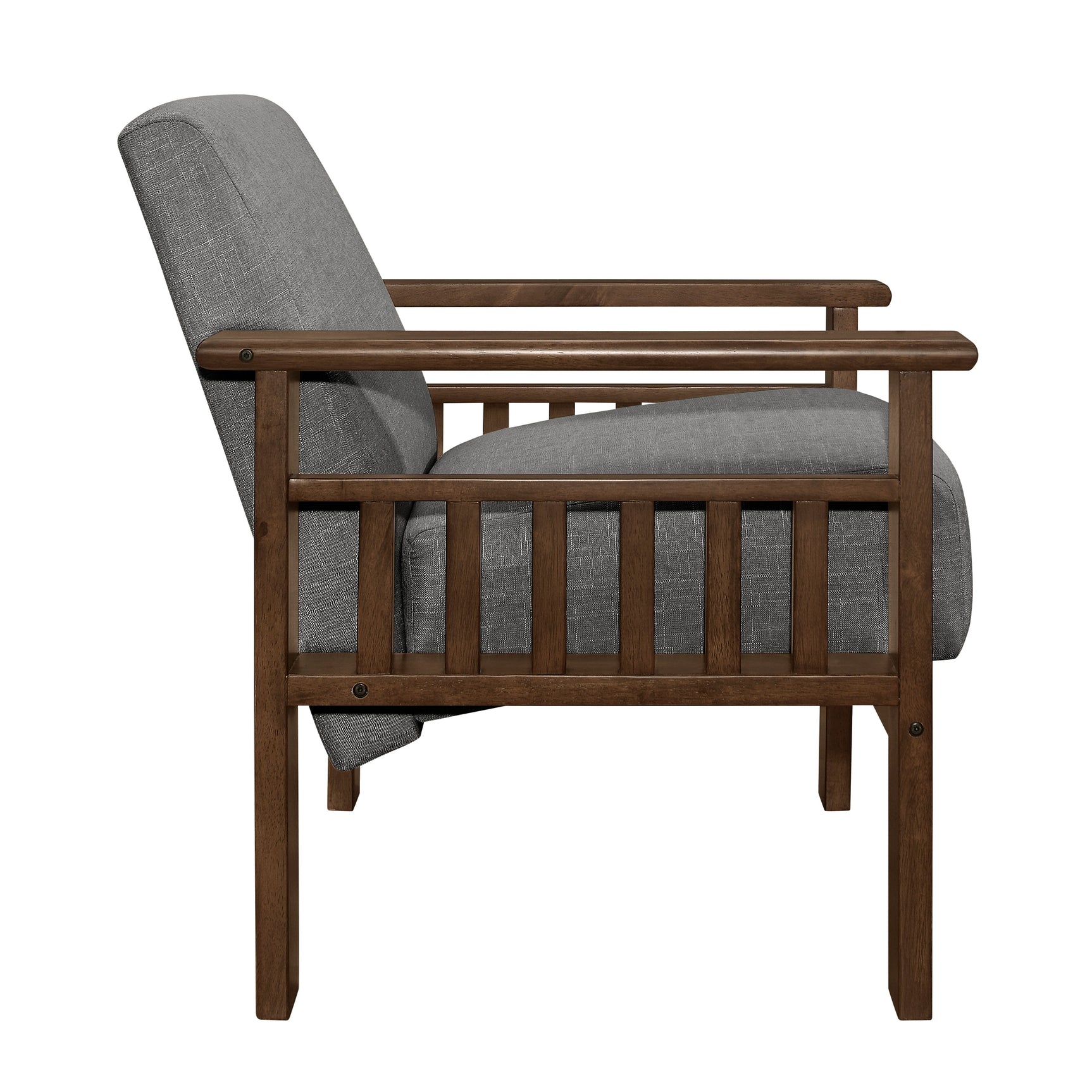 Helena Gray Accent Chair - Ornate Home