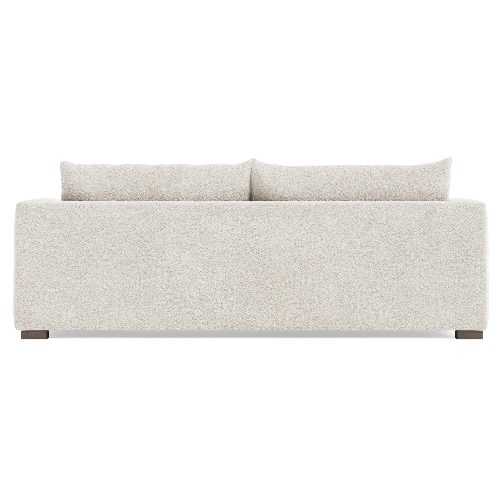 Helena Portobello Sofa Without Pillows Wood Foot - Ornate Home