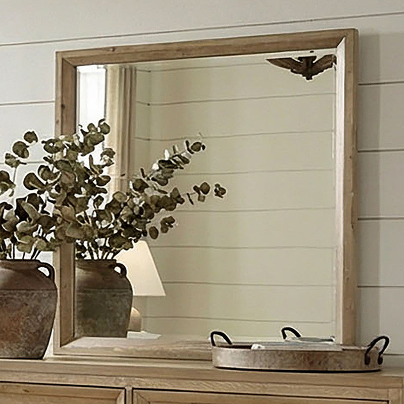 Helios Natural 4 Pc Queen Bedroom Set - Ornate Home