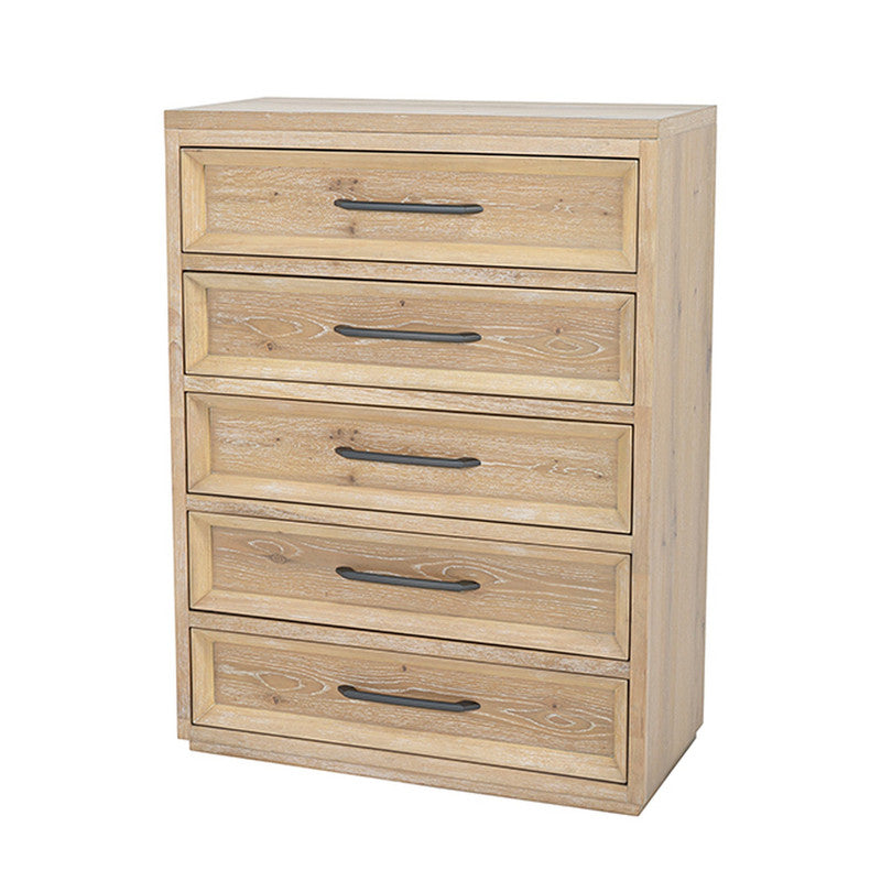 Helios Natural 5 Pc. Queen Bedroom Set - Ornate Home