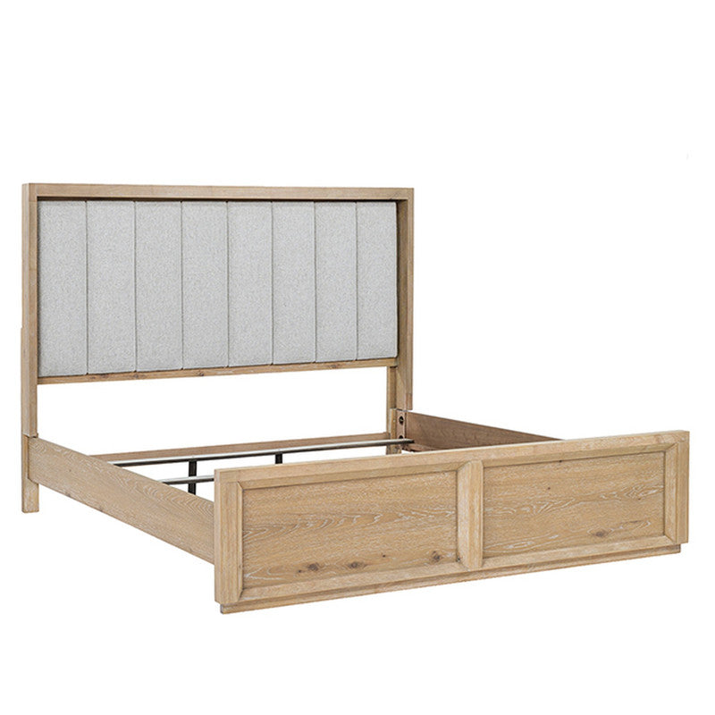 Helios Natural E.King Bed - Ornate Home