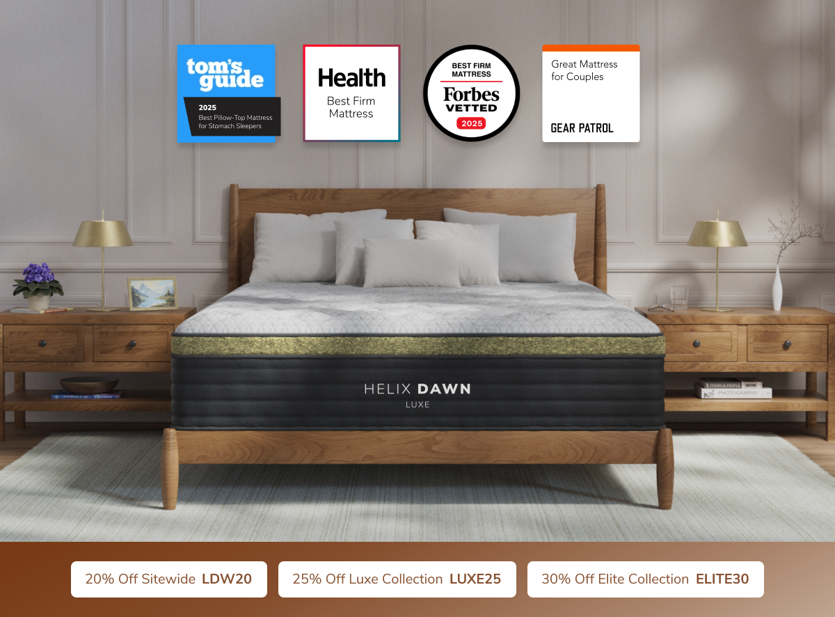 Helix Dawn Luxe White/Black Mattress