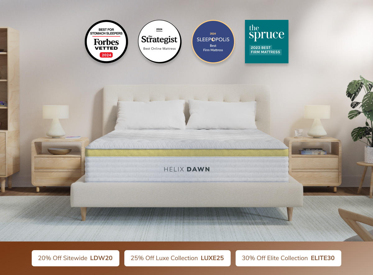 Helix Dawn White Mattress