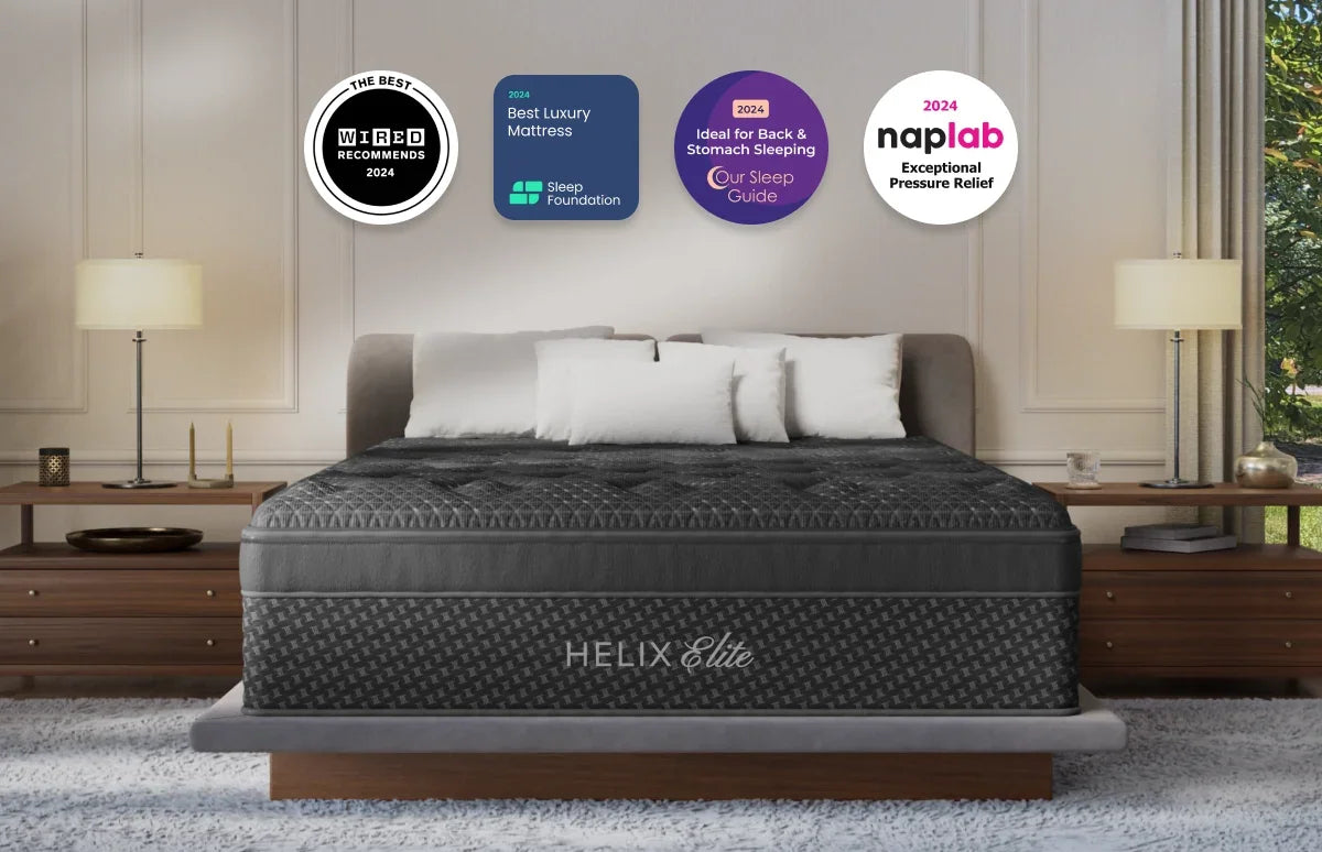 Helix Dusk Elite Black Mattress - Ornate Home
