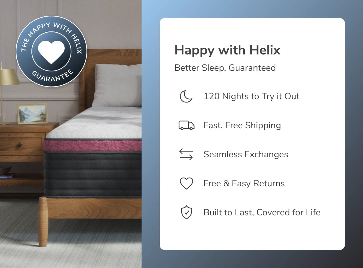 Helix Dusk Luxe White/Black Mattress